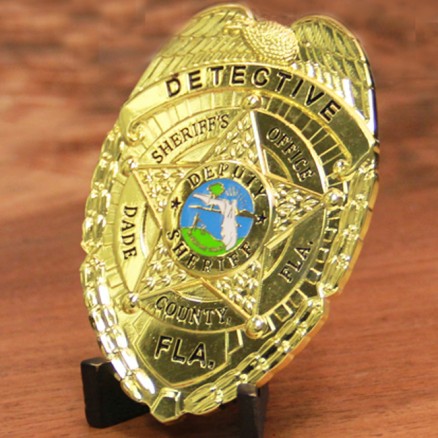 Dade County Detective Badge