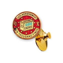 Geo-Achievement Pin 10000 Finds