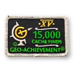 Patch 15,000 Finds Geo-Achievement