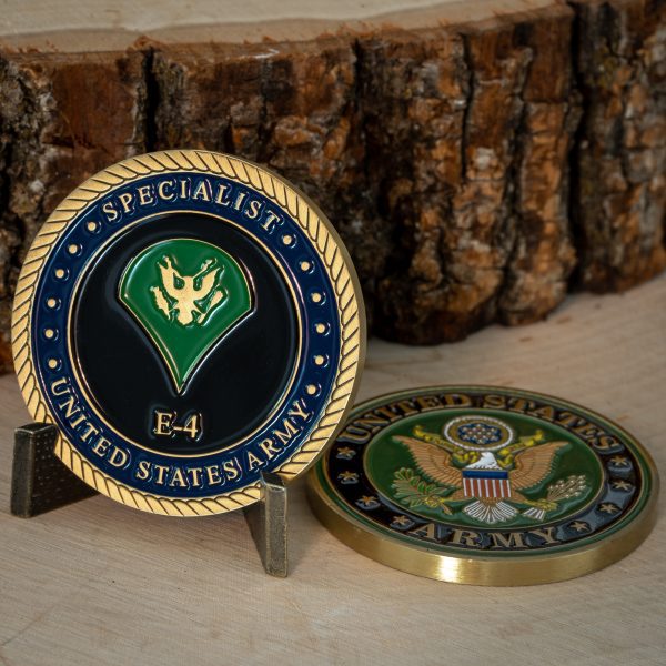 Army E4 Specialist Challenge Coin