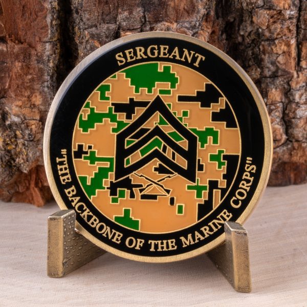 Sergeant Rank Digiprint Challenge Coin