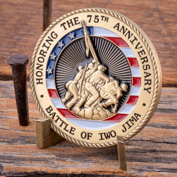 Iwo Jima 75th Anniversary Challenge Coin