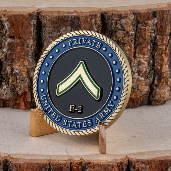 Army Private E2 Challenge Coin