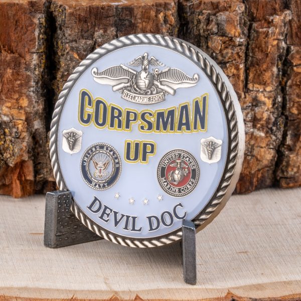 Navy Corpsman Up Coin