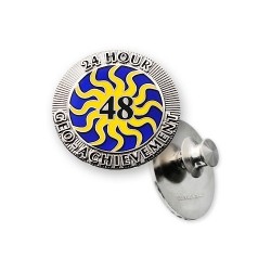 Pin 24 Hours 48 Caches Geo-Achievement