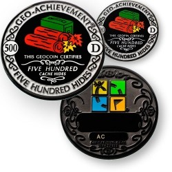 500 Hides Geo-Achievement set