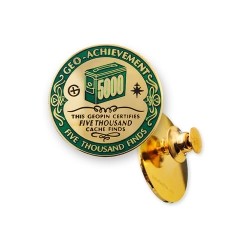 Geo-Achievement Pin 5000 Finds