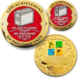 6,000 Finds Geo-Achievement set