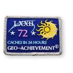Patch 24 Hours 72 Caches Geo-Achievement
