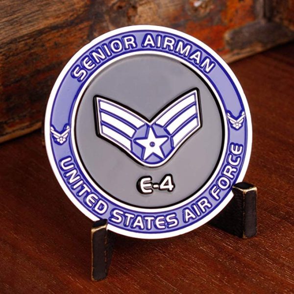 Air Force Senior Airman E4 Challenge Coin