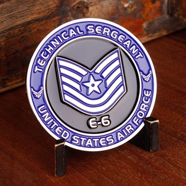 Air Force Technical Sergeant E6 Challenge Coin