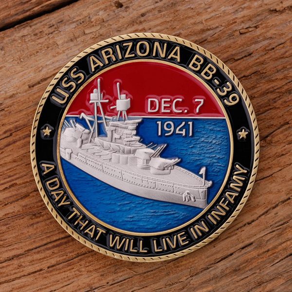 USS Arizona National Memorial Challenge Coin BB-39