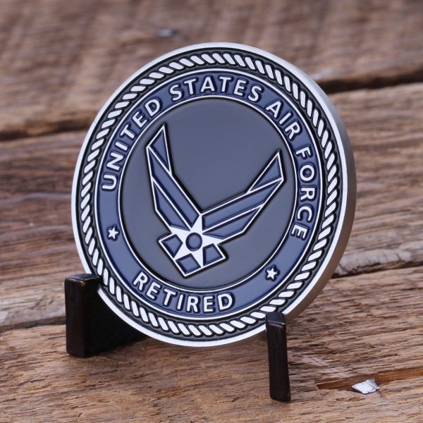 Air Force Retired Service Coin