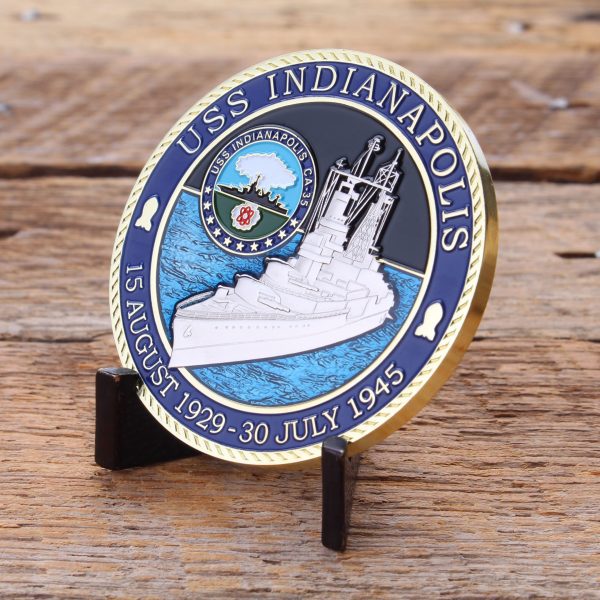 USS Indianapolis National Memorial Challenge Coin CA-35