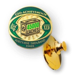 Geo-Achievement Pin 45000 Finds