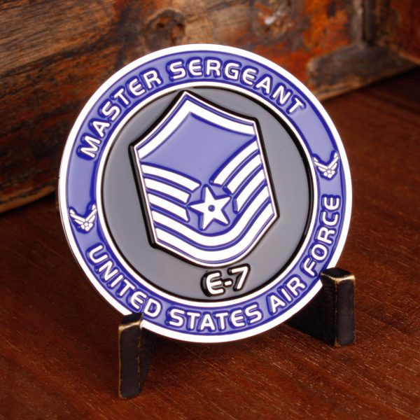 Air Force Master Sergeant E7 Challenge Coin