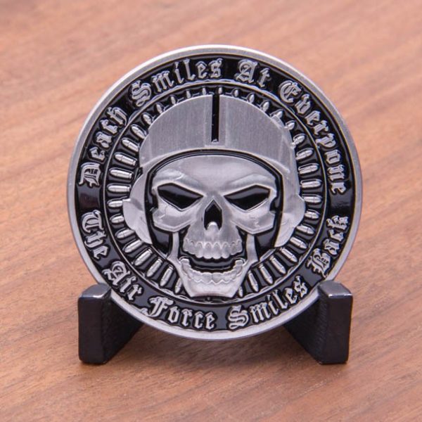 Death Smiles Air Force Coin