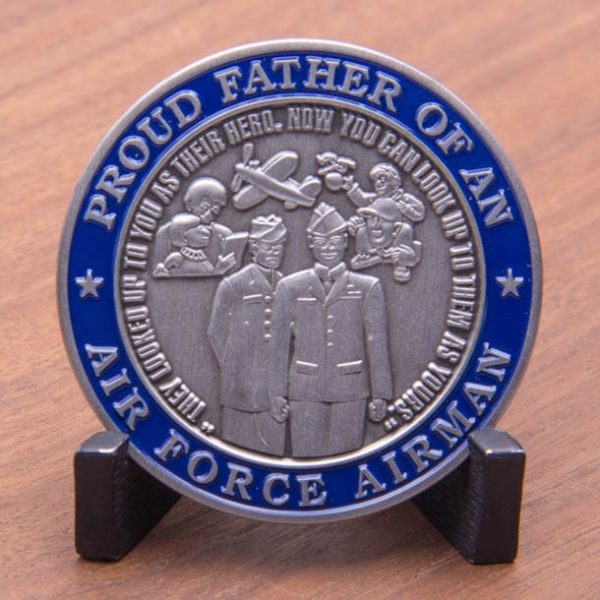 Air Force Father Coin