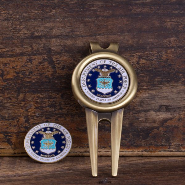 Air Force Golf Divot Tool and Ball Markers