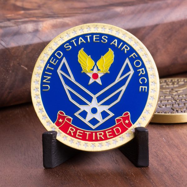 Air Force Retired Coin