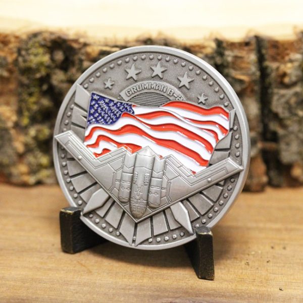Northrop Grumman B-2 Spirit Aircraft Challenge Coin