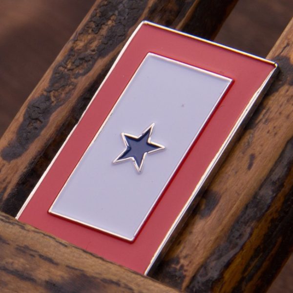 Service Blue Star Flag Lapel Pin