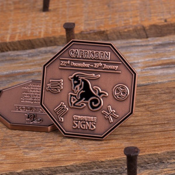 Capricorn Zodiac Coin