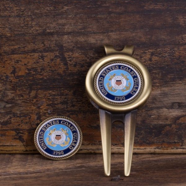 Coast Guard Golf Divot Tool and Ball Markers