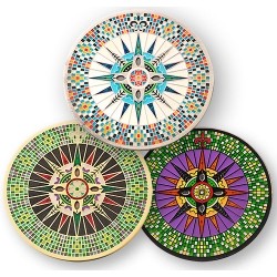 El Dorado Compass Rose Geocoin - Set of 3