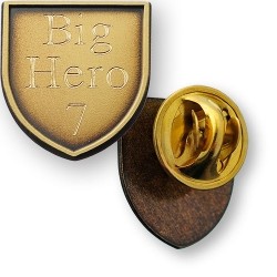 Shield Pin - three line