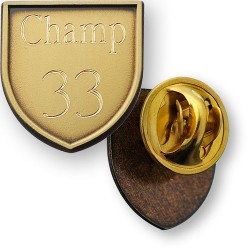 Shield Pin - two line