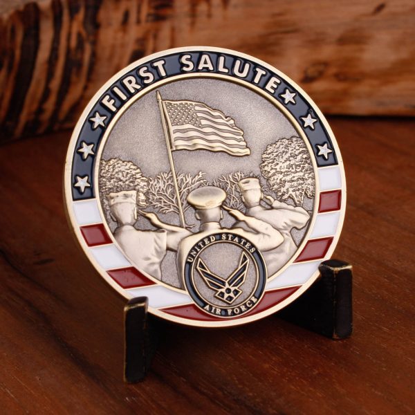 Air Force First Salute Challenge Coin