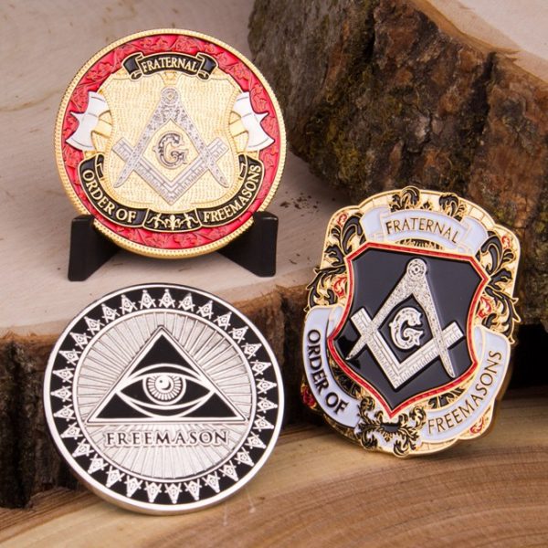 Freemason Challenge Coin Gift Pack