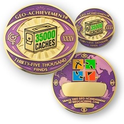 35,000 Finds Geo-Achievement Set