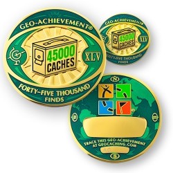 45,000 Finds Geo-Achievement Set