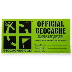 Geocache large sticker