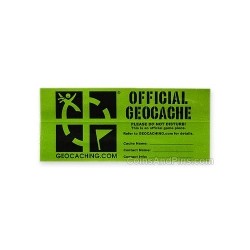 Geocache small sticker