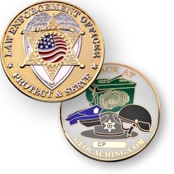 Law Enforcement Geocoin