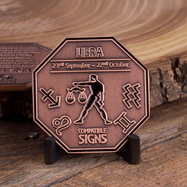 Libra Zodiac Coin