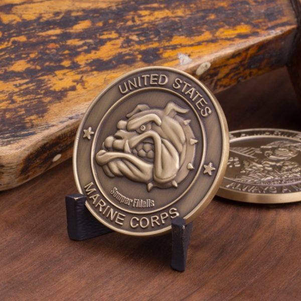 Marine Corps Mascot Coin