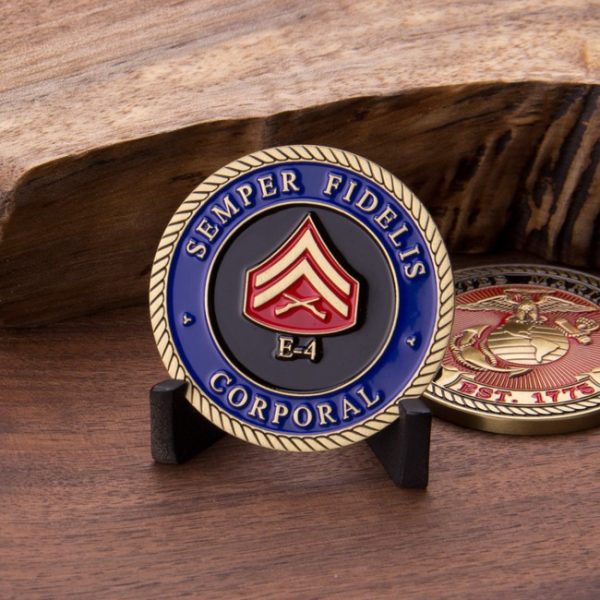 Marine Corporal E4 Coin
