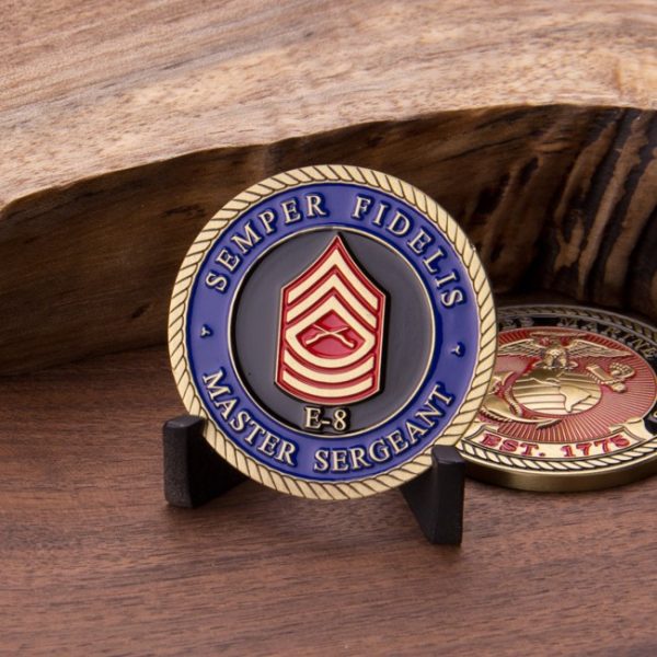 Marine Master Sergeant E8 Coin