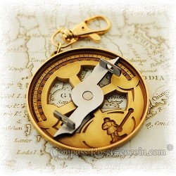 Mariners Astrolabe Geocoin - Antique Bronze