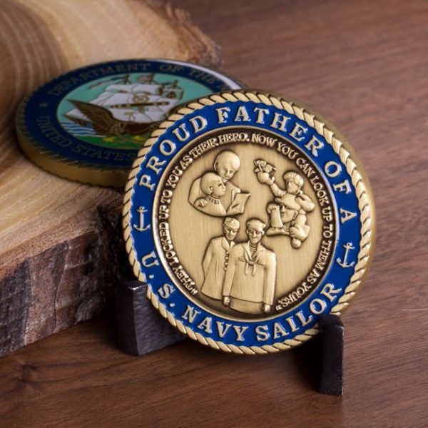 Navy Father Coin
