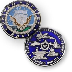 Navy Geocoin