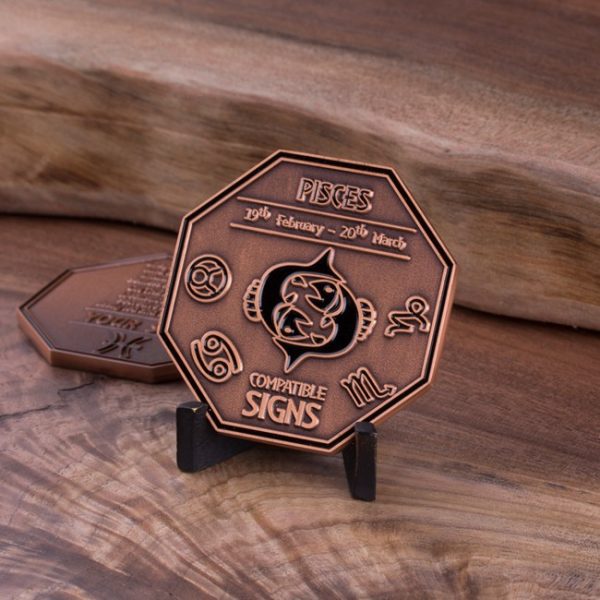 Pisces Zodiac Coin