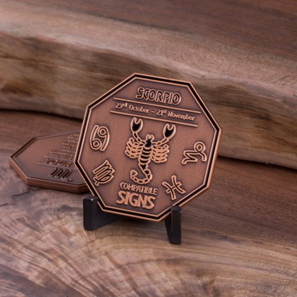 Scorpio Zodiac Coin