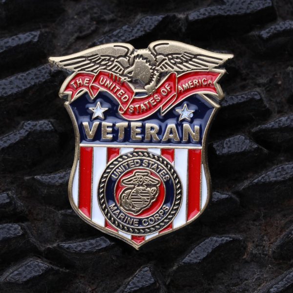 Marine Corps Veteran Pin