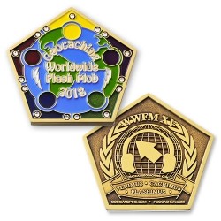 WWFM Flash Mob XV Event Geocoin