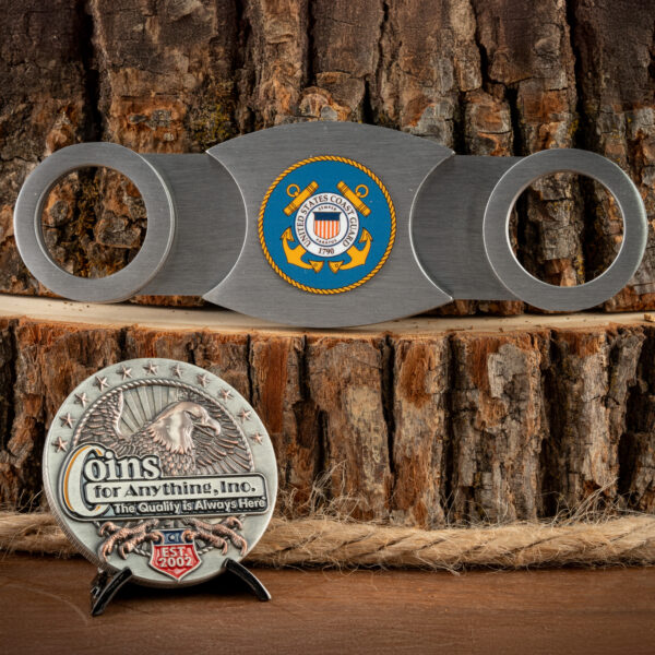 Coast Guard Cigar Cutter - Closed back design